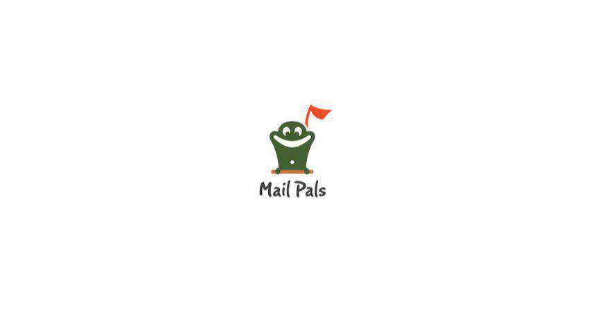 mail pals flat logo inspiration example