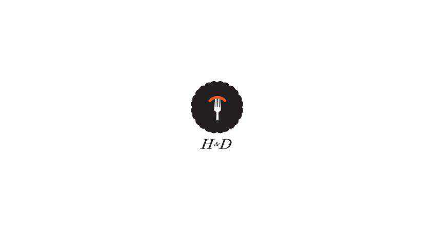 h and d flat logo inspiration example