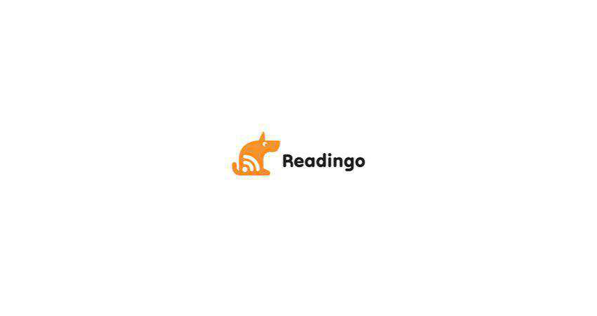 readingo flat logo inspiration example