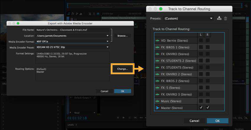 How to Export a Multitrack Session from Audition