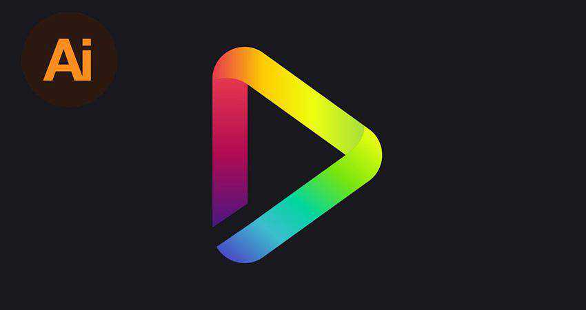 How to Create a Colorful Gradient Logo Design adobe illustrator tutorial