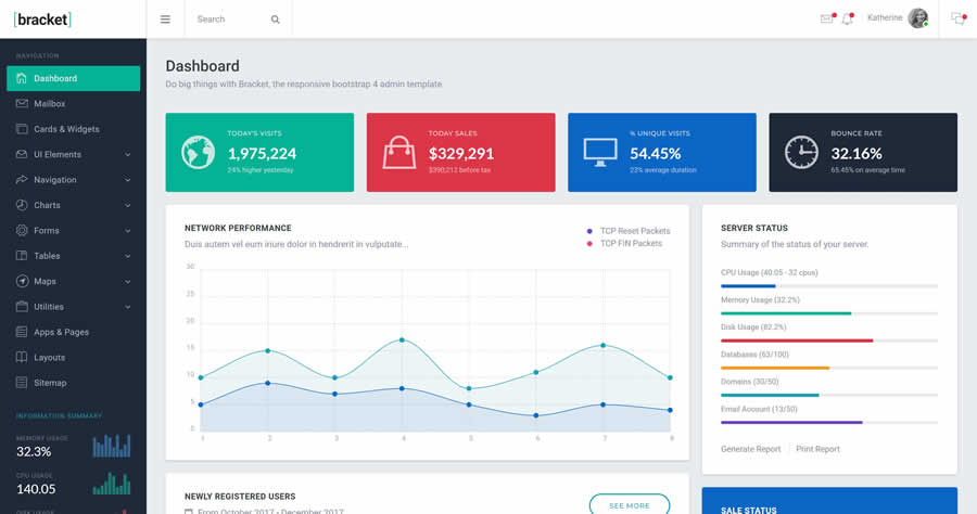 Bracket Bootstrap Admin