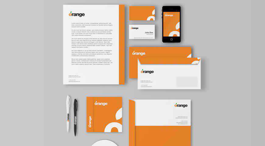 Corporate Identity Branding Photoshop PSD Mockup Template