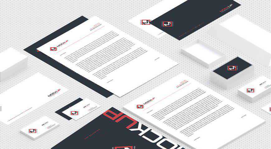 Corporate Identity Branding Photoshop PSD Mockup Template