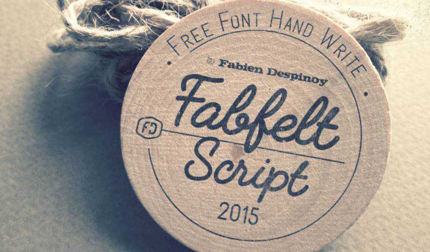 free font calligraphy typography script Fabfelt Script