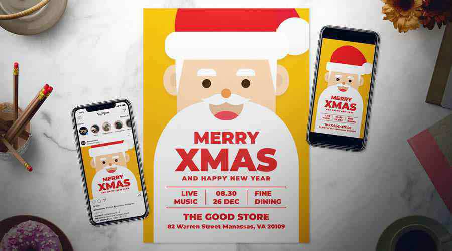 Christmas Flyer Set