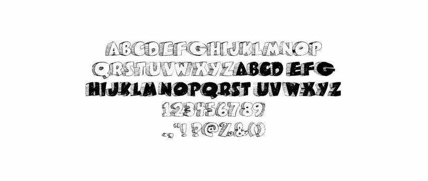 Caveman Chunky 3d Free Font