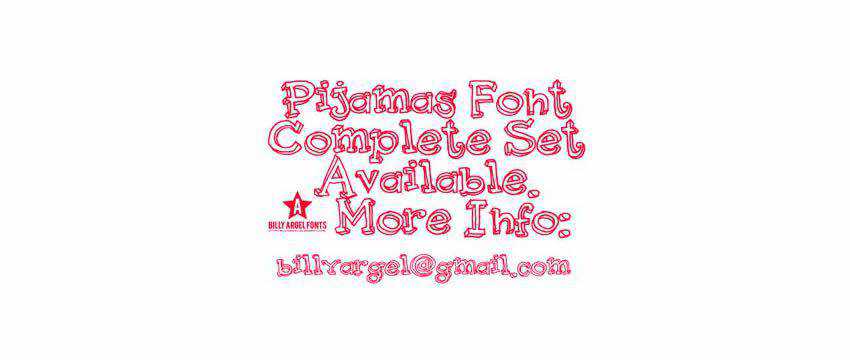 Pijamas Chunky 3d Free Font