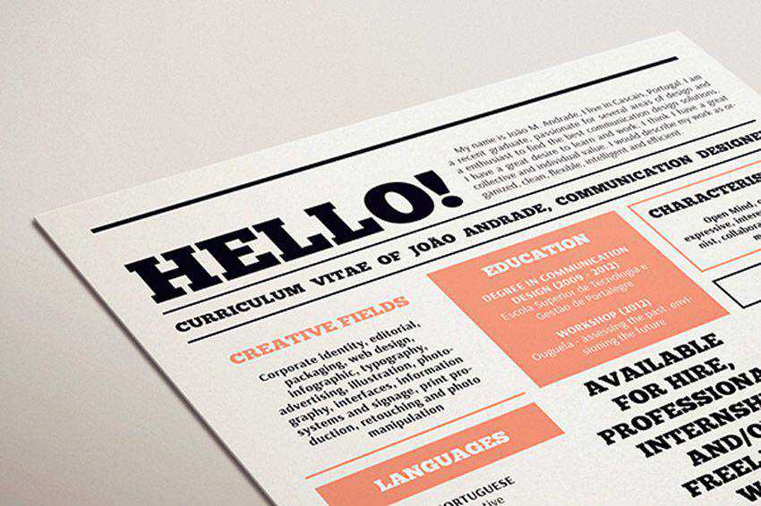 resume cv job creative design inspiration my