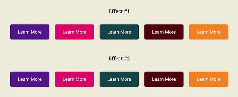 CSS Button Hover Effects with FontAwesome