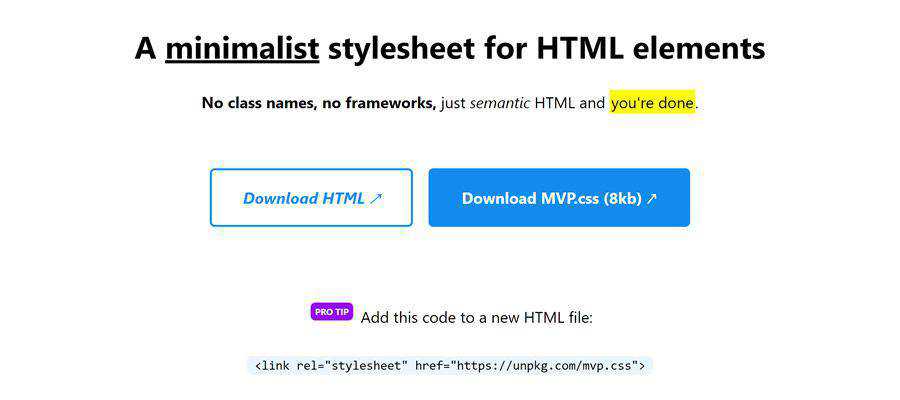 Example of MVP.css