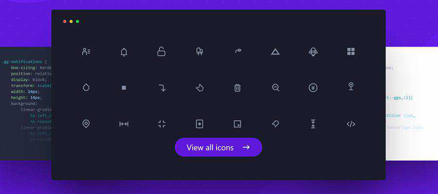 Example from 700+ CSS Icons