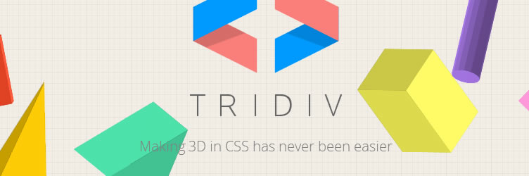 Tridiv is a web-based editor that lets you create 3D shapes in CSS