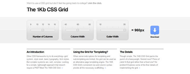 The 1KB CSS Grid