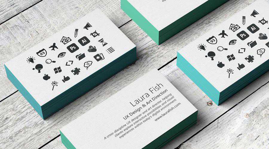 Design Icons Business Card design inspiration for designers creatives