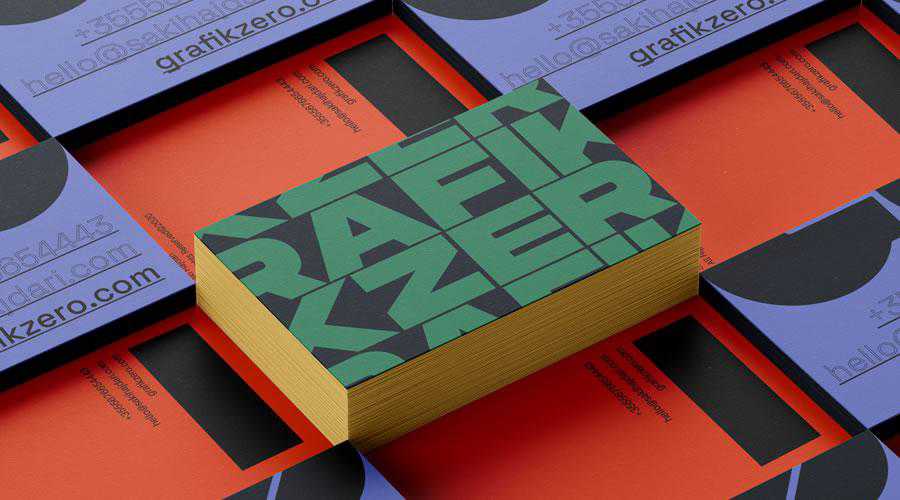 Grafikzero Business Cards design inspiration for designers creatives