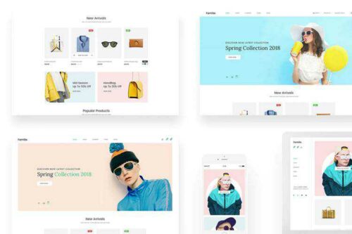 10 Free eCommerce & Shopping PSD Web Templates