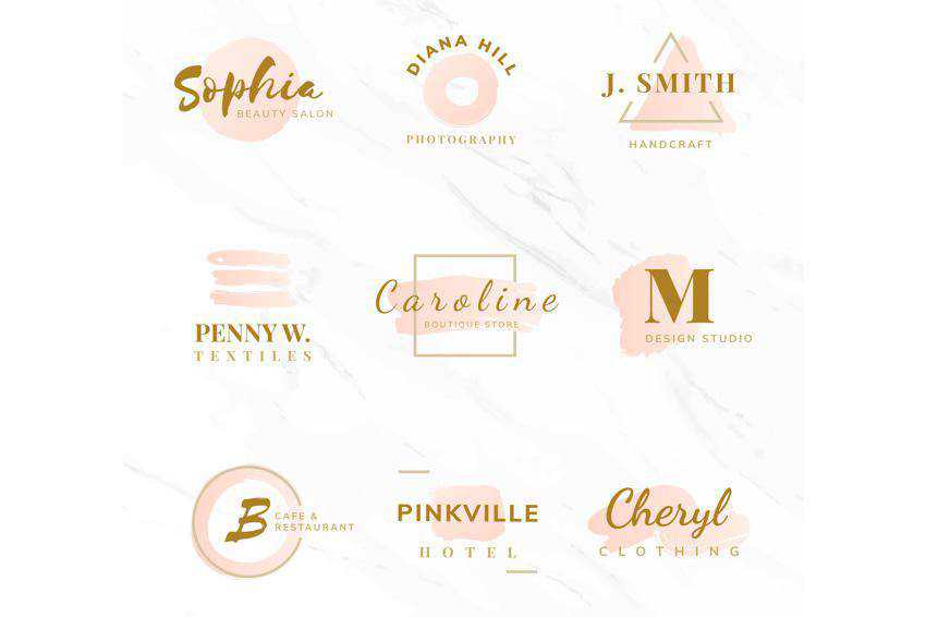 Beauty Fashion Logo Templates EPS