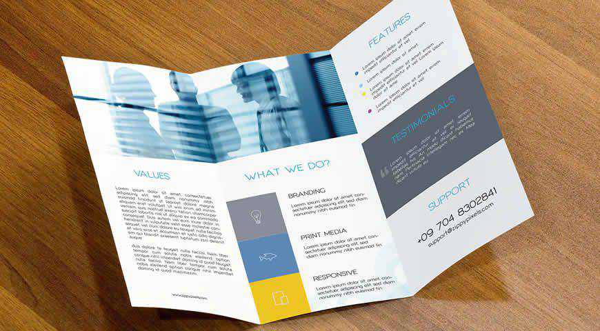 Premium Flyer Photoshop PSD Mockup Template