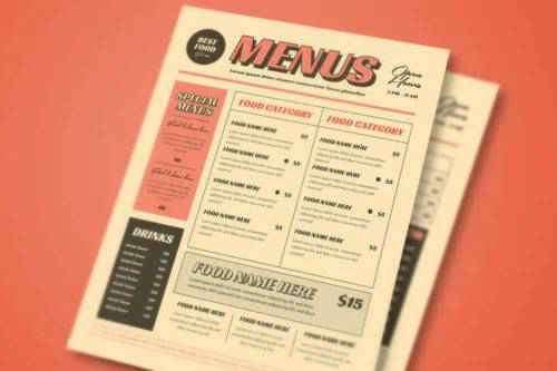 15+ Best Free Templates for Restaurant & Coffee Shop Menus