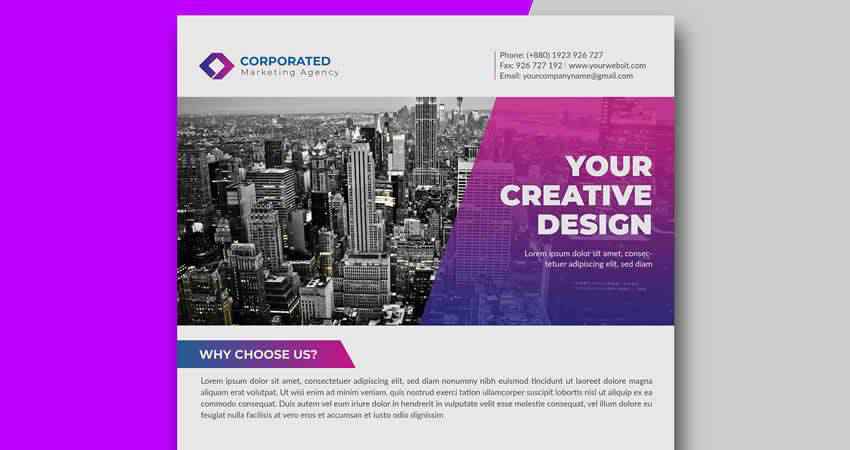 Corporate Flyer Template AI