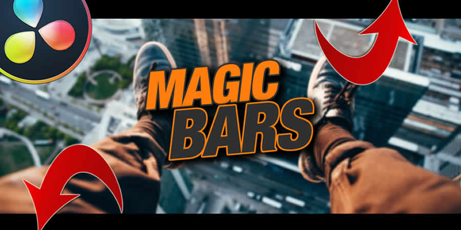 Magic Animated Letterbox Tool free davinci resolve template video motion design