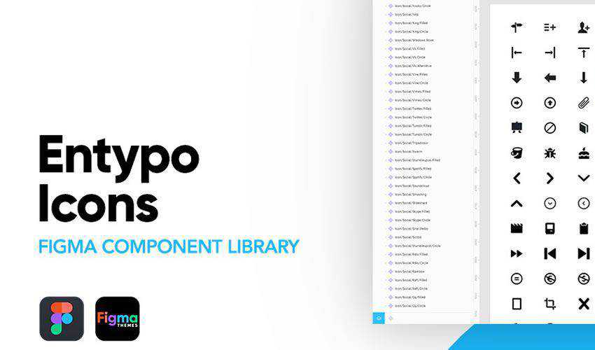 Entypo free figma ui icon set