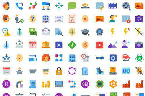 Top 50 Free Flat Icon Sets for UI Design