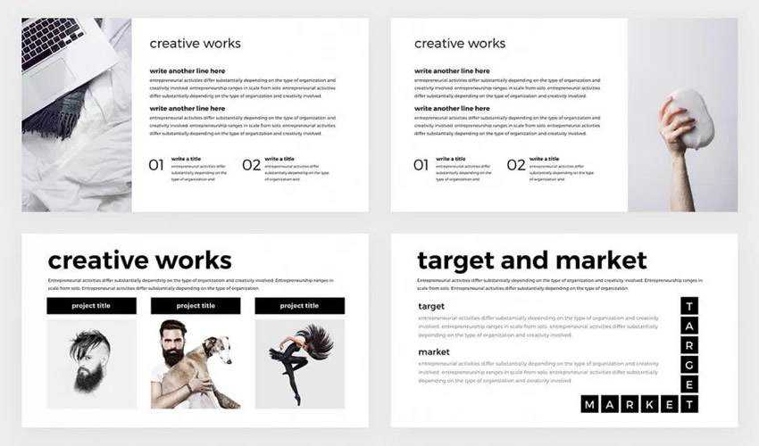 Minimal Professional google slides theme presentation template free