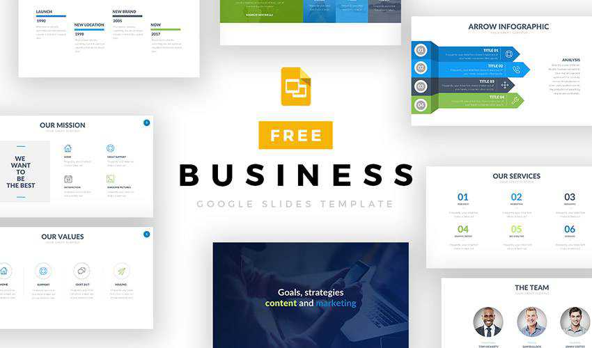 Business google slides theme presentation template free