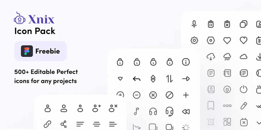 Free Icon Set UI Web Design Xnix Icon Pack
