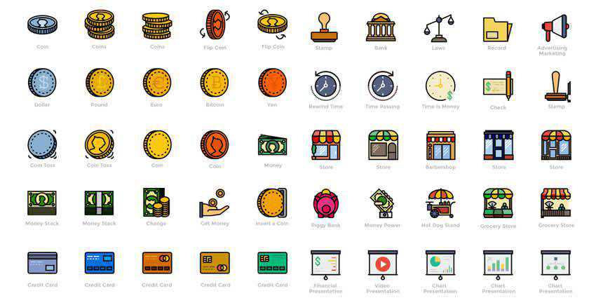 Smashicons Retro Business Icons