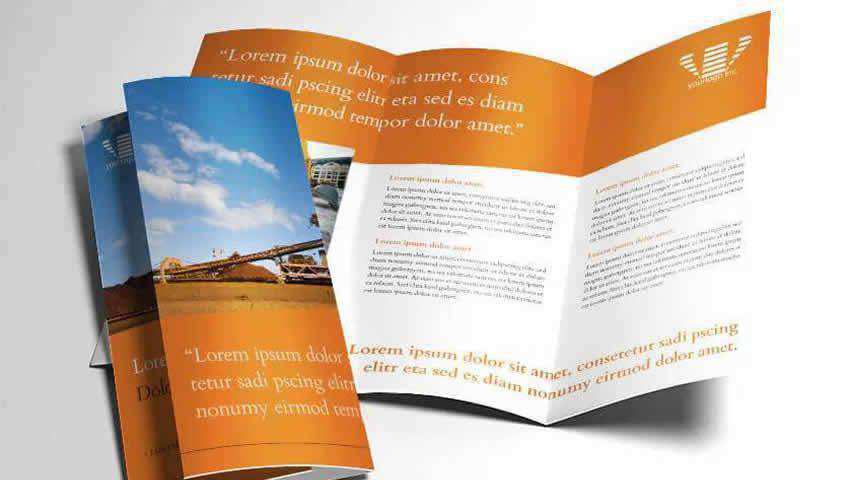 InDesign Industry Trifold Brochure Template