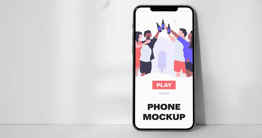 box free iphone mockup template psd photoshop