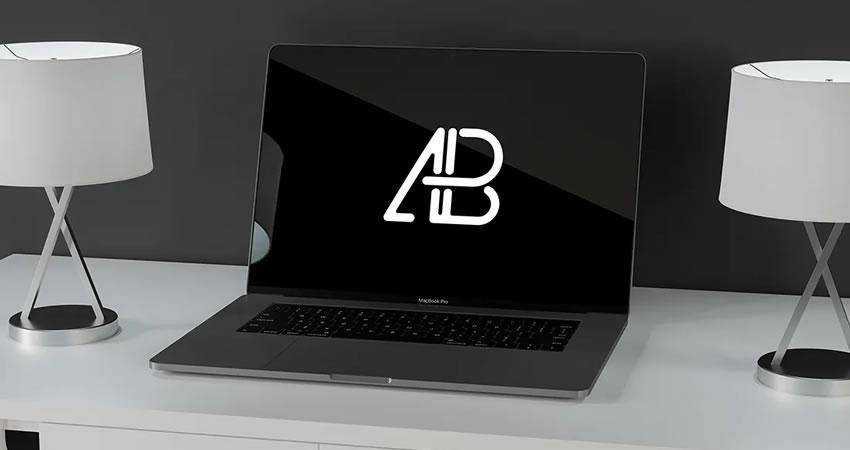 Modern MacBook Pro free macbook mockup template psd photoshop