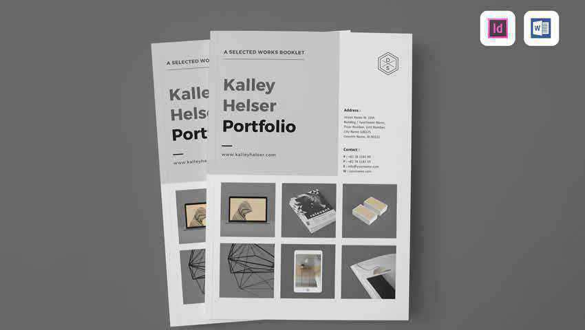 Minimal Portfolio InDesign Template