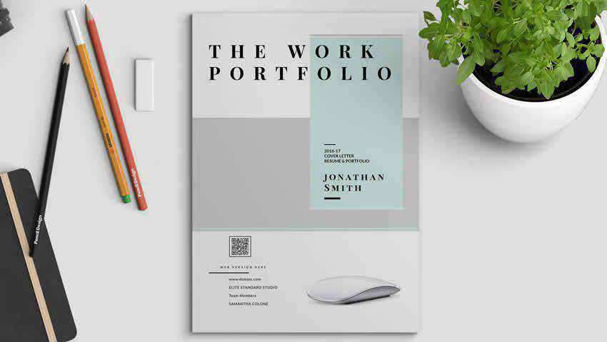 Portfolio Resume InDesign Template