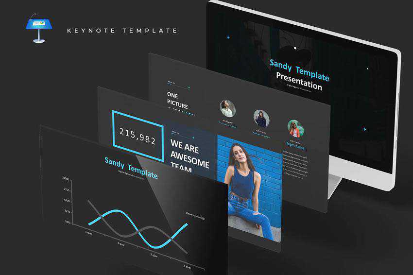 Sandy - free keynote presentation template