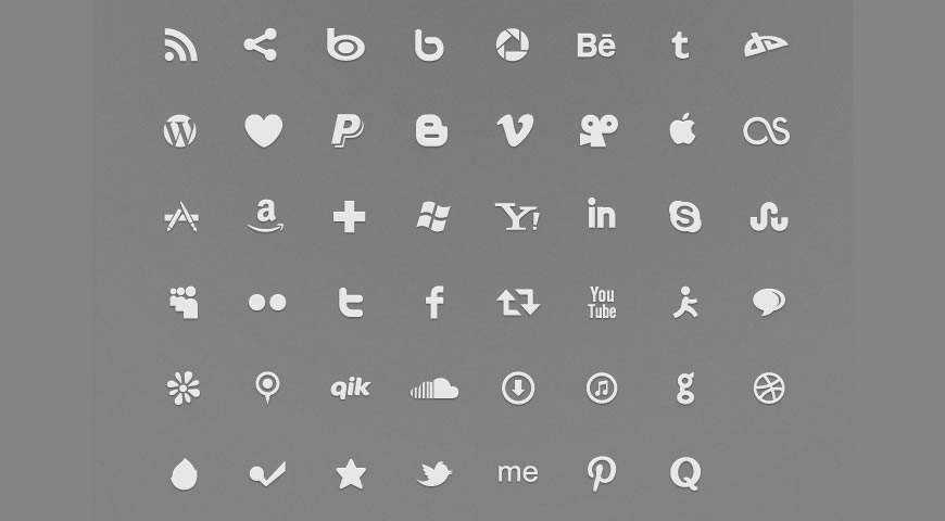 Fontfabric Social Media Icons Pack @fontface webfont free