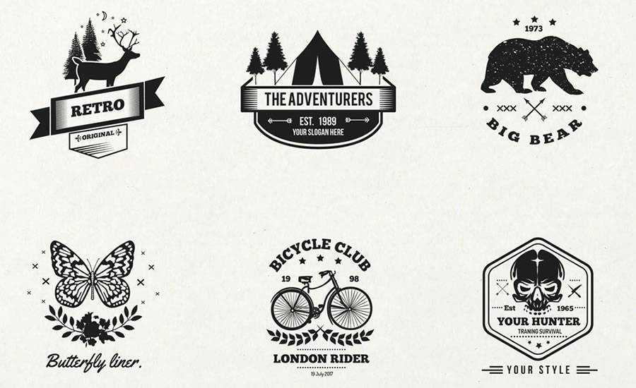 Vintage Logo Templates AI EPS SVG Formats