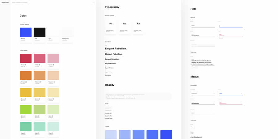 Design System Free Web UI Kit Sketch App