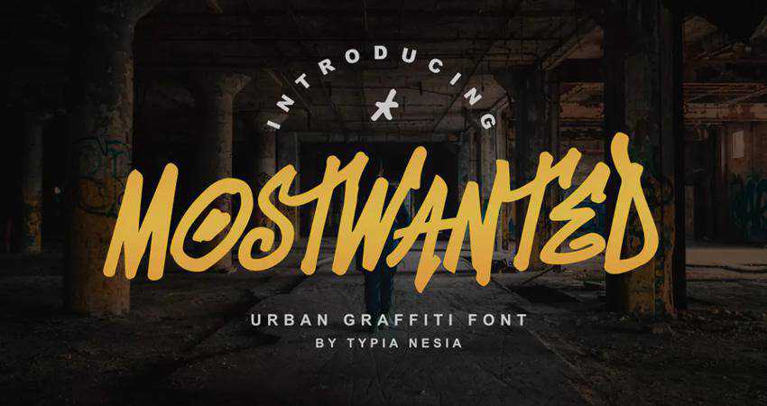 MostWanted Graffiti Font