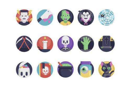 Free Halloween Icon Pack (50 Icons in SVG & PNG Formats)