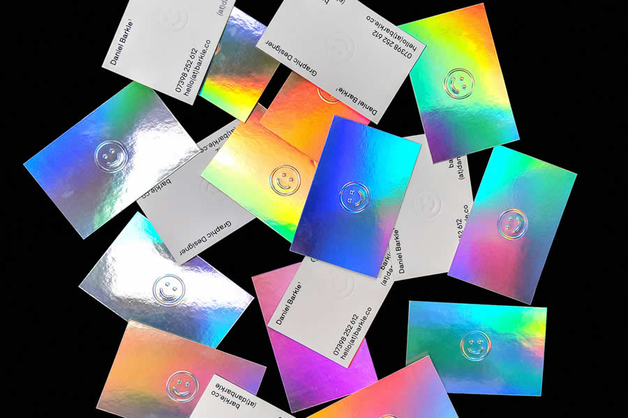 Inspiration Holographic Business Card Daniel Barkle