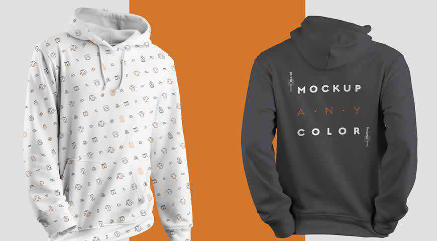 Hoodie Photoshop PSD Mockup Template