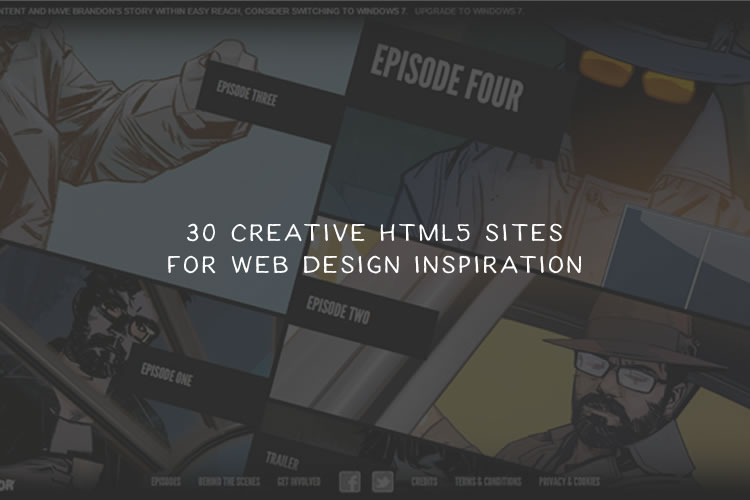 30 Creative HTML5 Sites for Web Design Inspiration