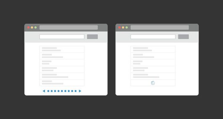 infinite scrolling example