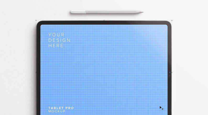 Tablet Photoshop PSD Mockup Template