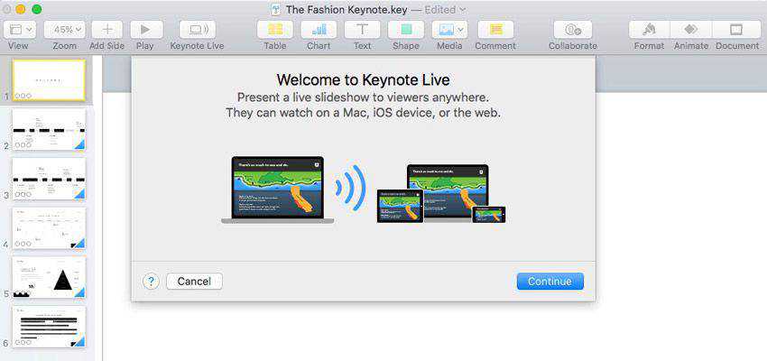 How to Use Keynote Live to Stream Presentations