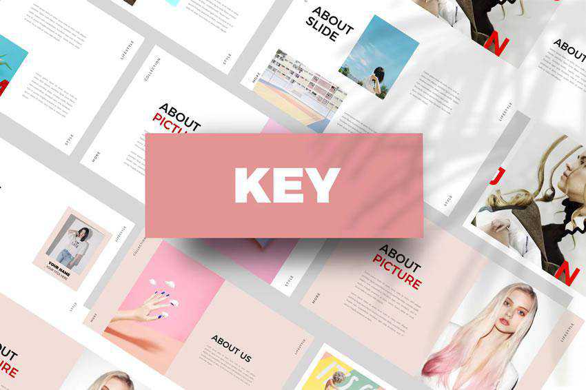 Fashion Stylist Keynote - Minimal Clean Presentation Template